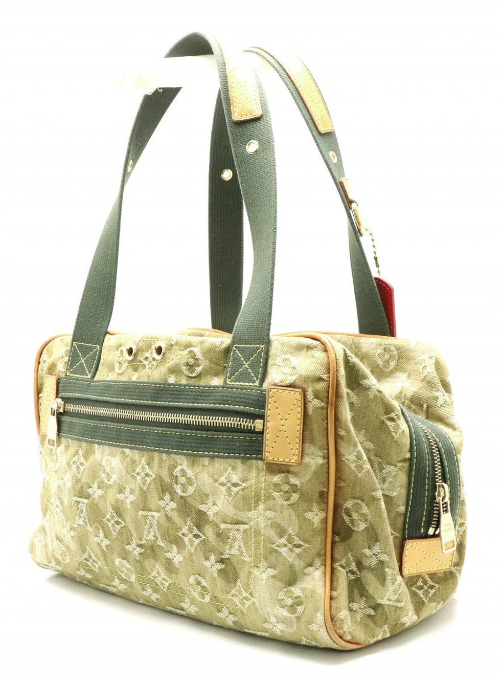 Louis Vuitton Jasmine Murakami Denim Takashi Handbag Shoulder Monogram Tote Blue